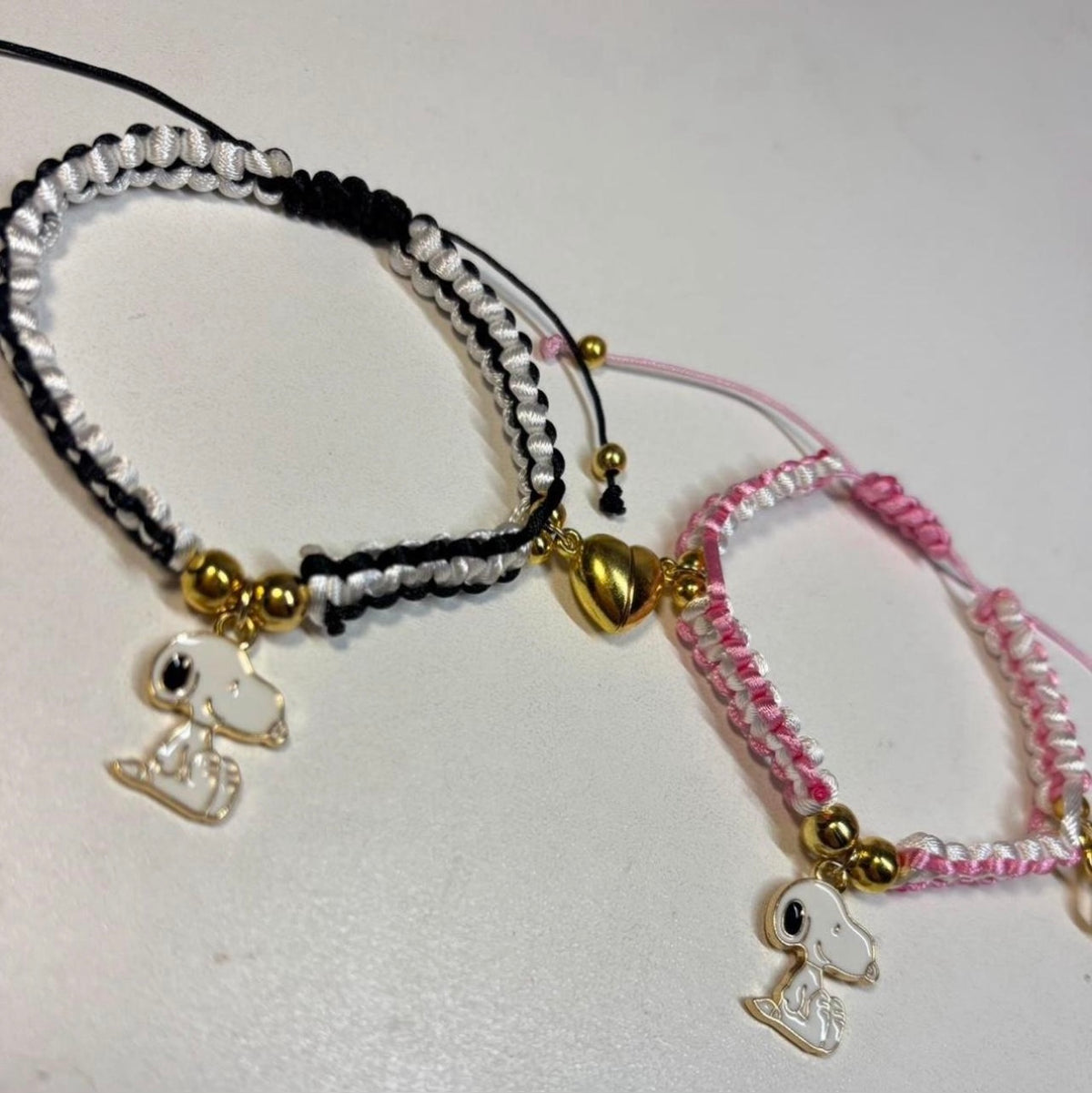 Threaded Snoopy Matching Bracelets
