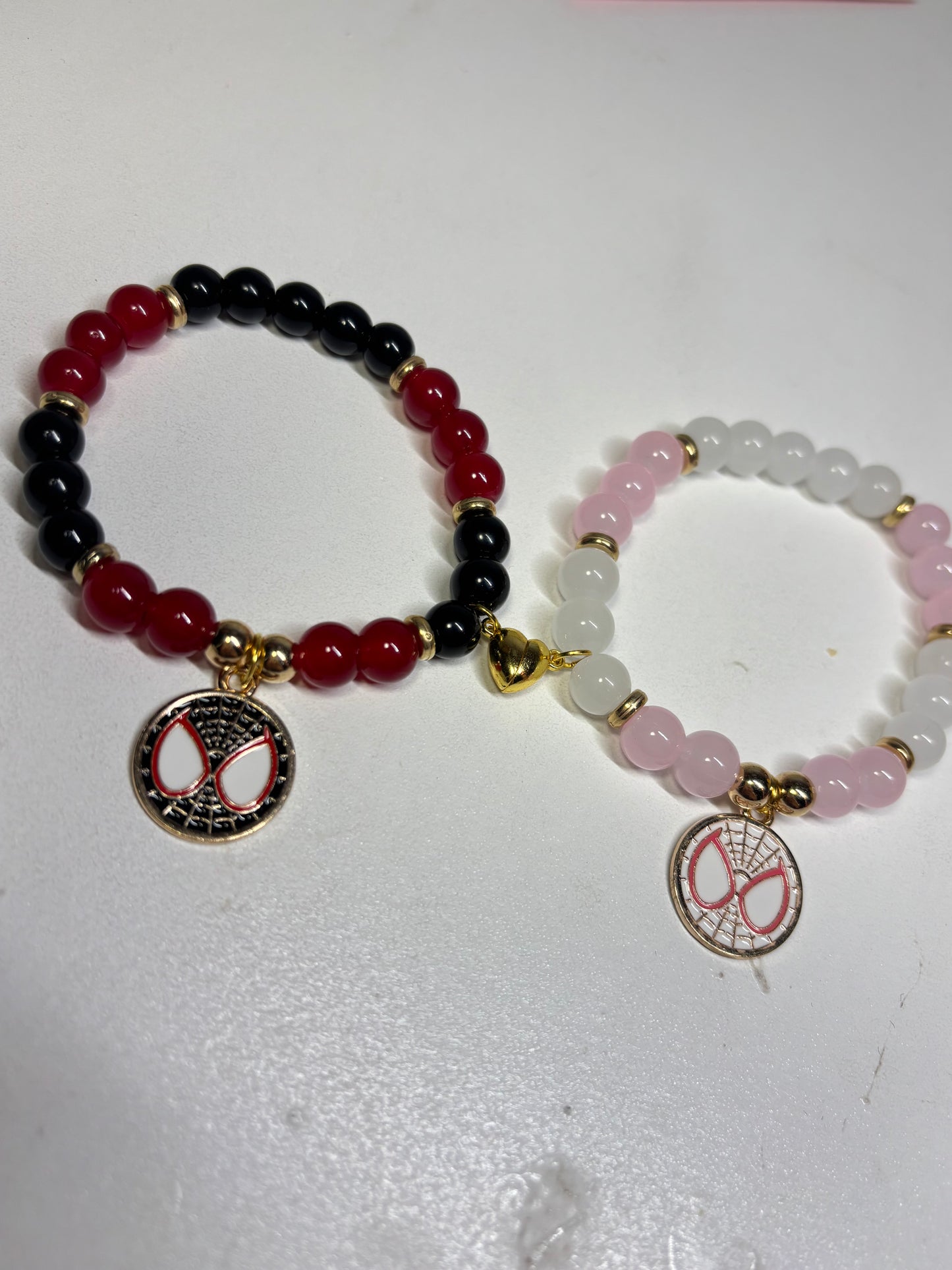 Spider-Man & Spider-Gwen Matching Bracelets