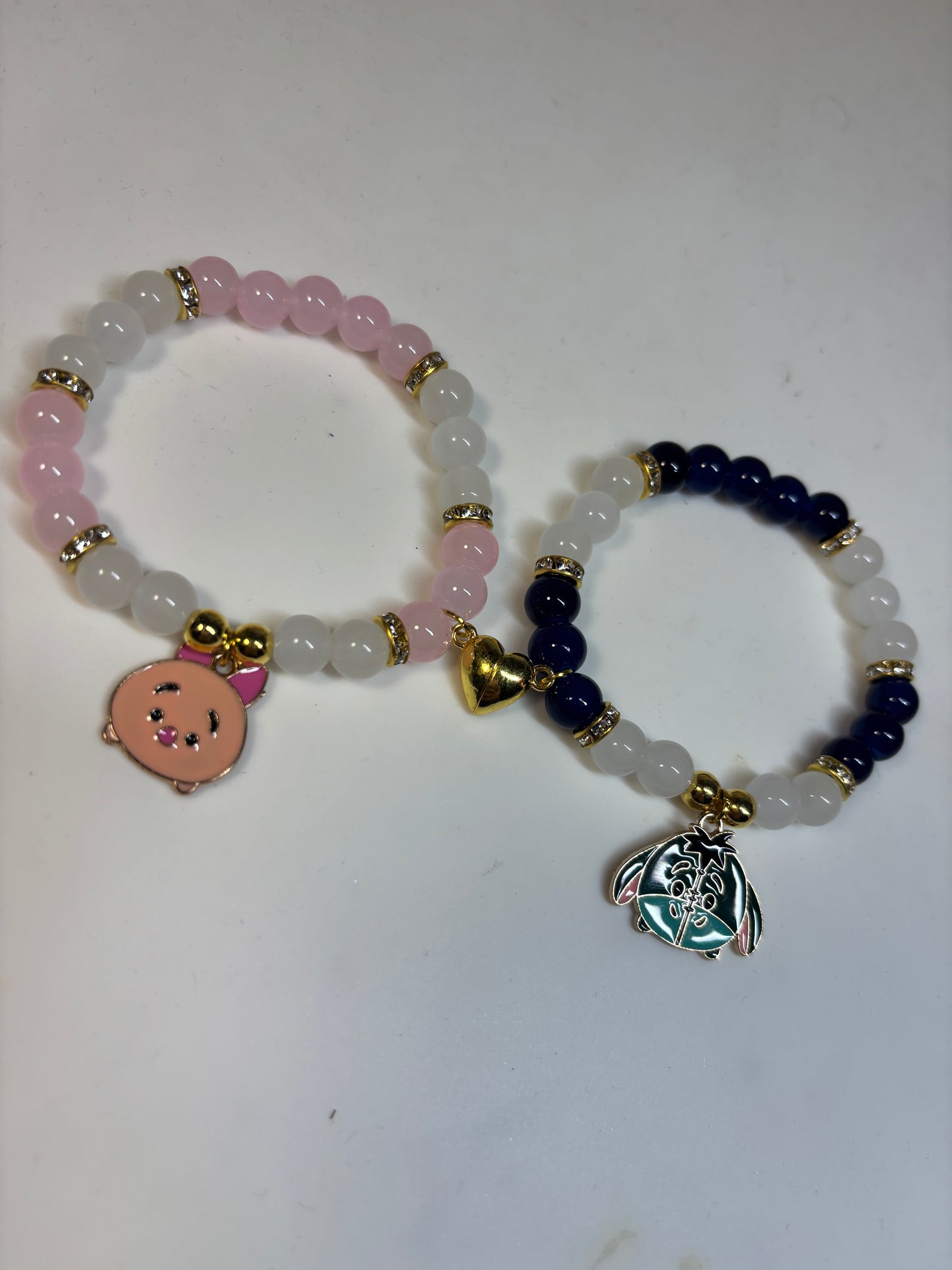 Piglet & Eeyore Matching Bracelets