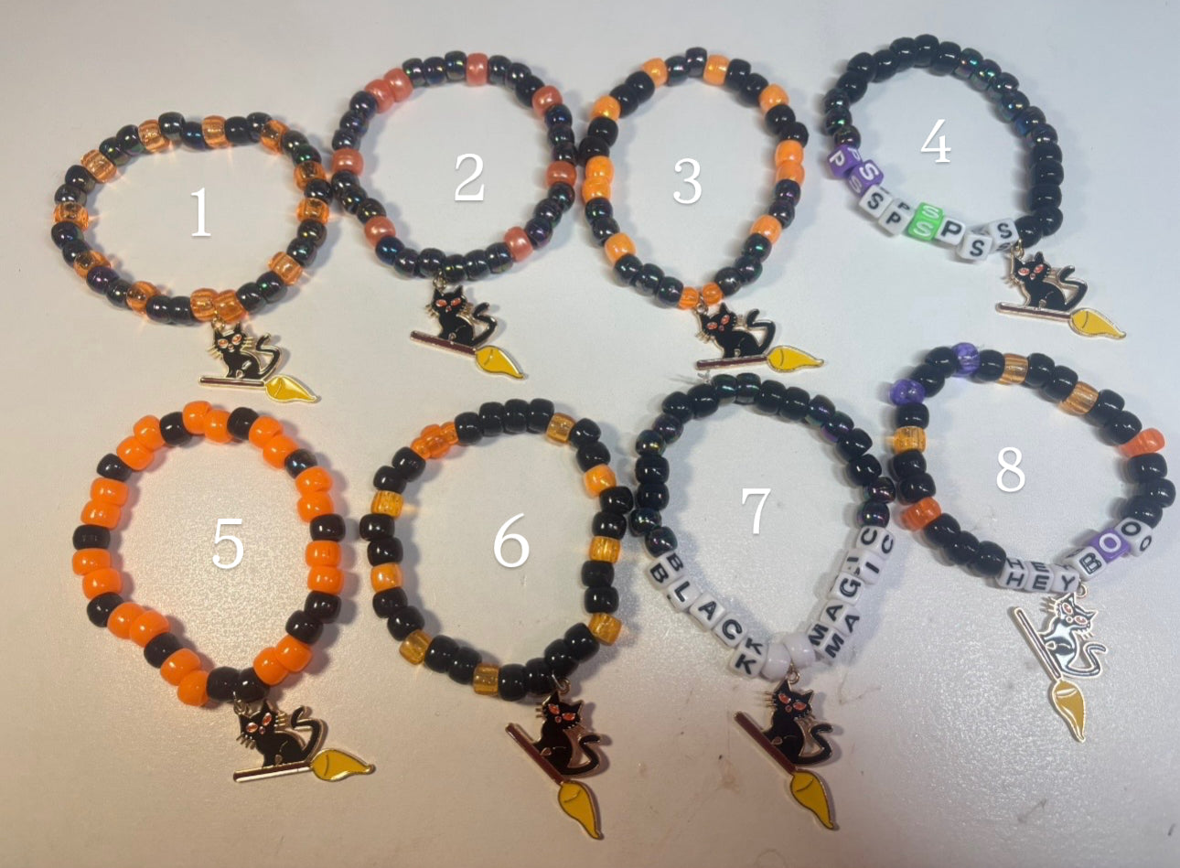 Black Cat Halloween Kandi