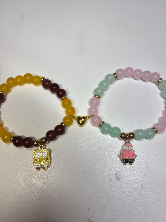 SpongeBob & Patrick Matching Bracelets