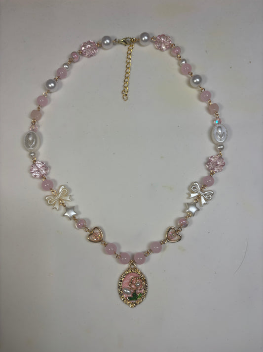 Pink Fairy Necklace