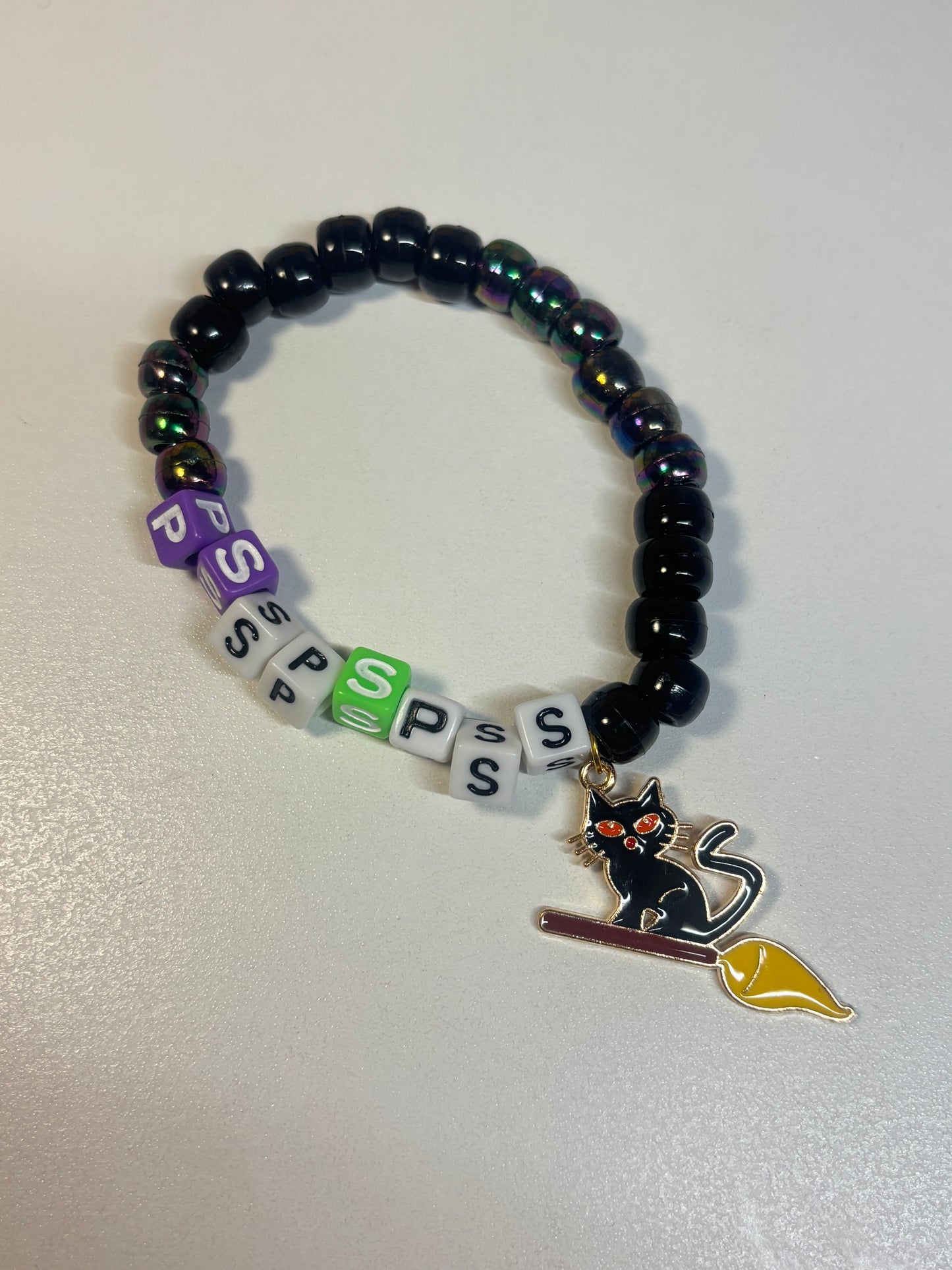 Black Cat Halloween Kandi