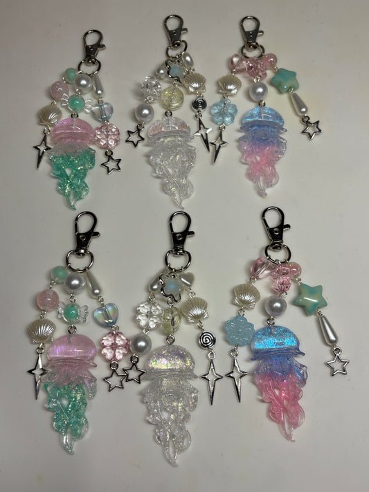 Jellyfish Keychains