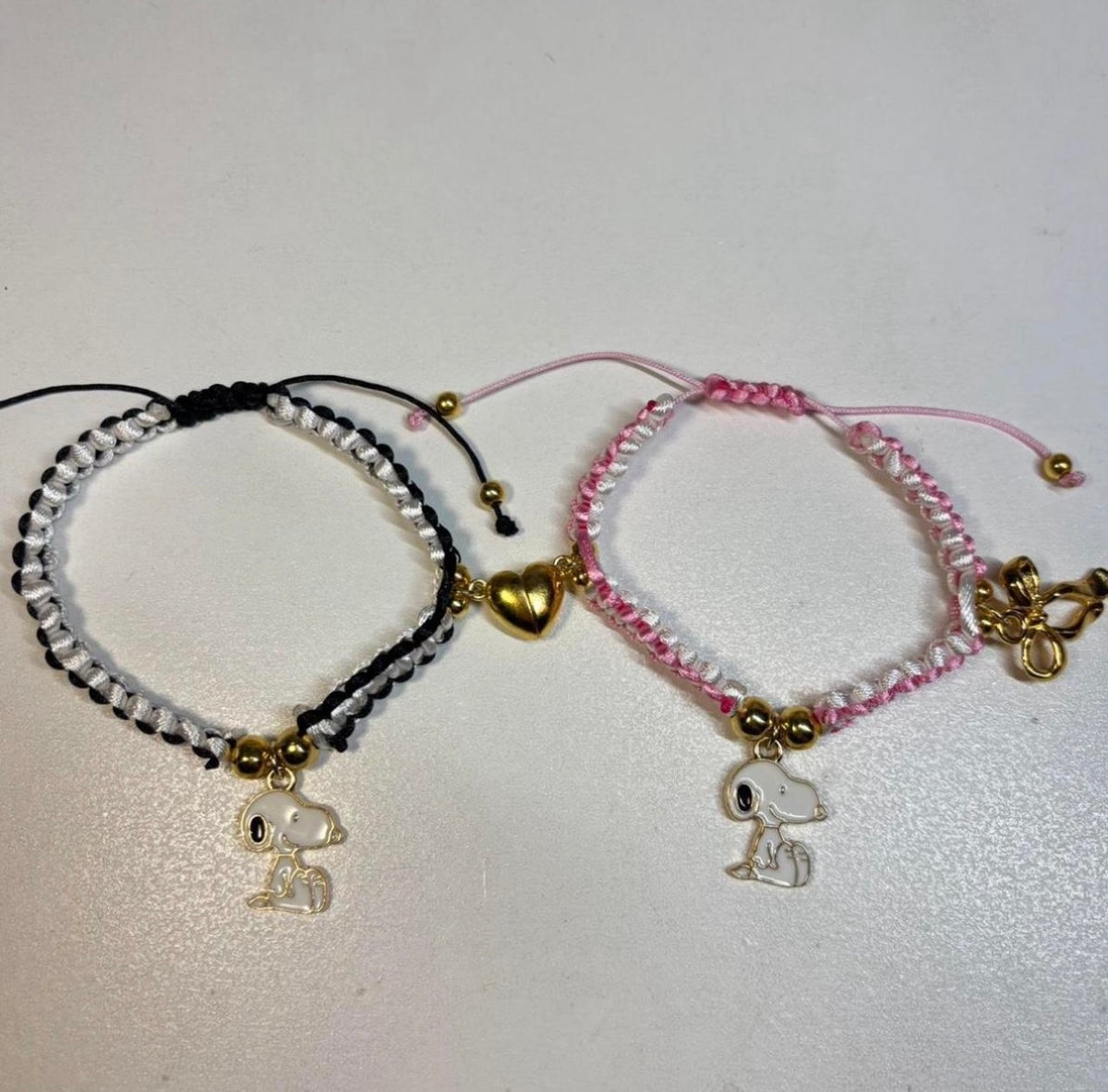 Threaded Snoopy Matching Bracelets