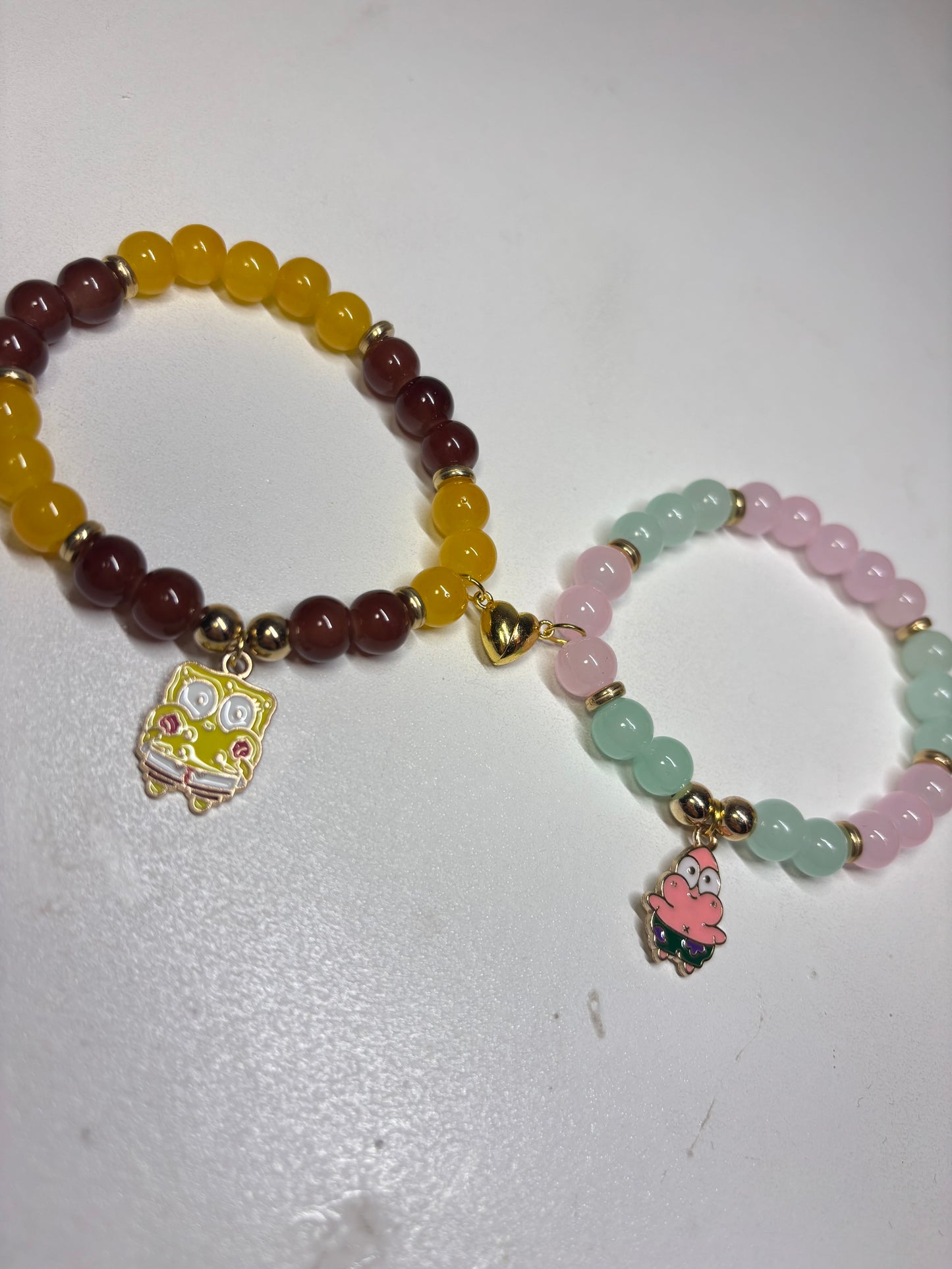 SpongeBob & Patrick Matching Bracelets