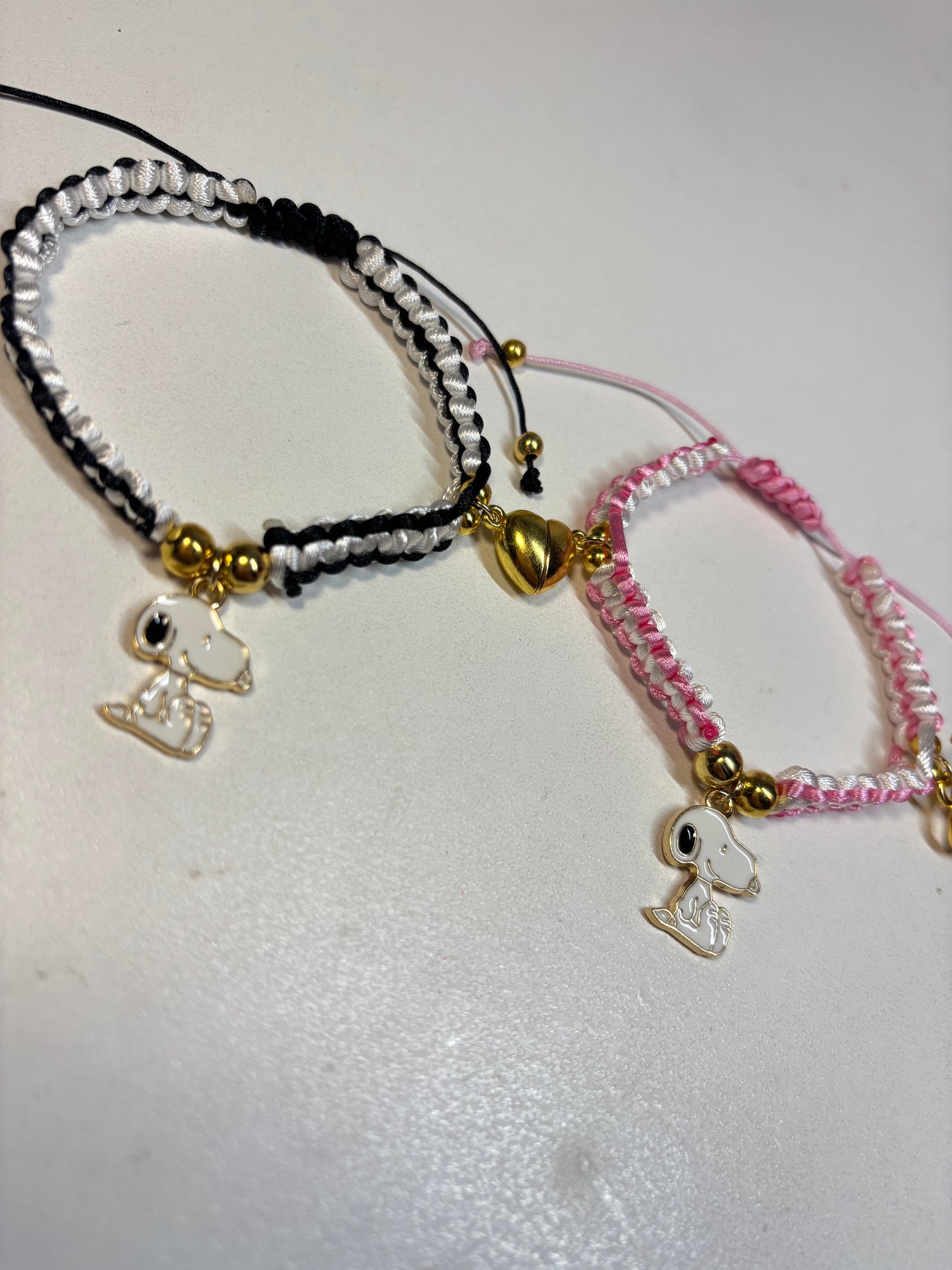 Threaded Snoopy Matching Bracelets