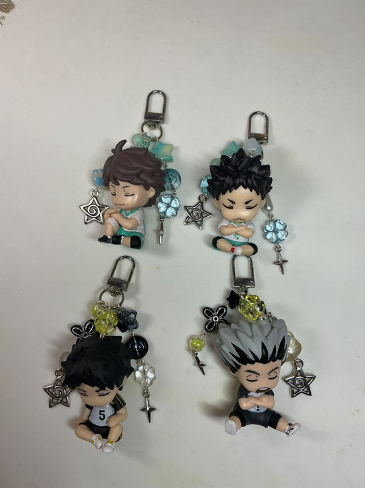 Sleepy Haikyuu Keychains