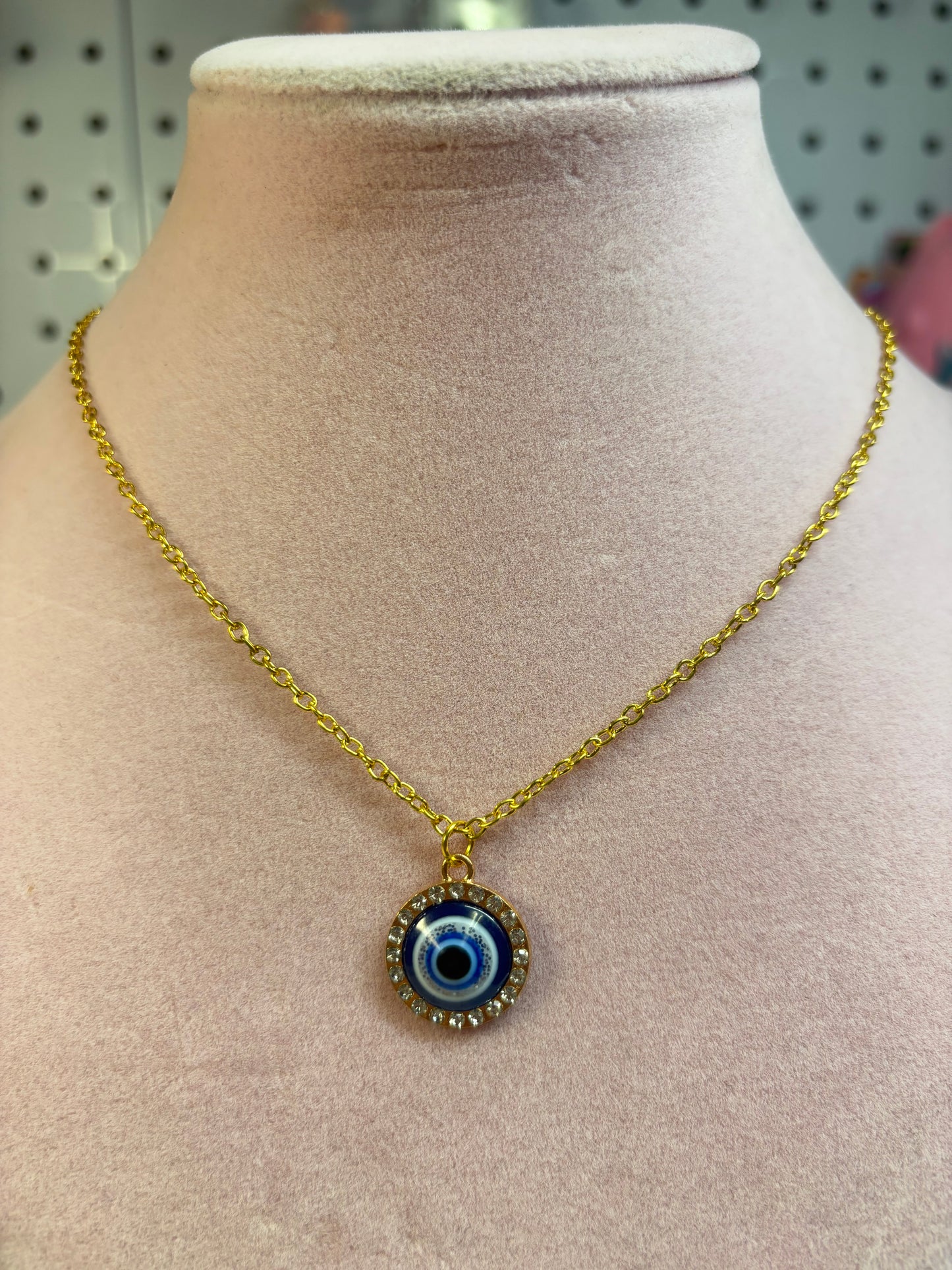 Gold Ojo Necklace