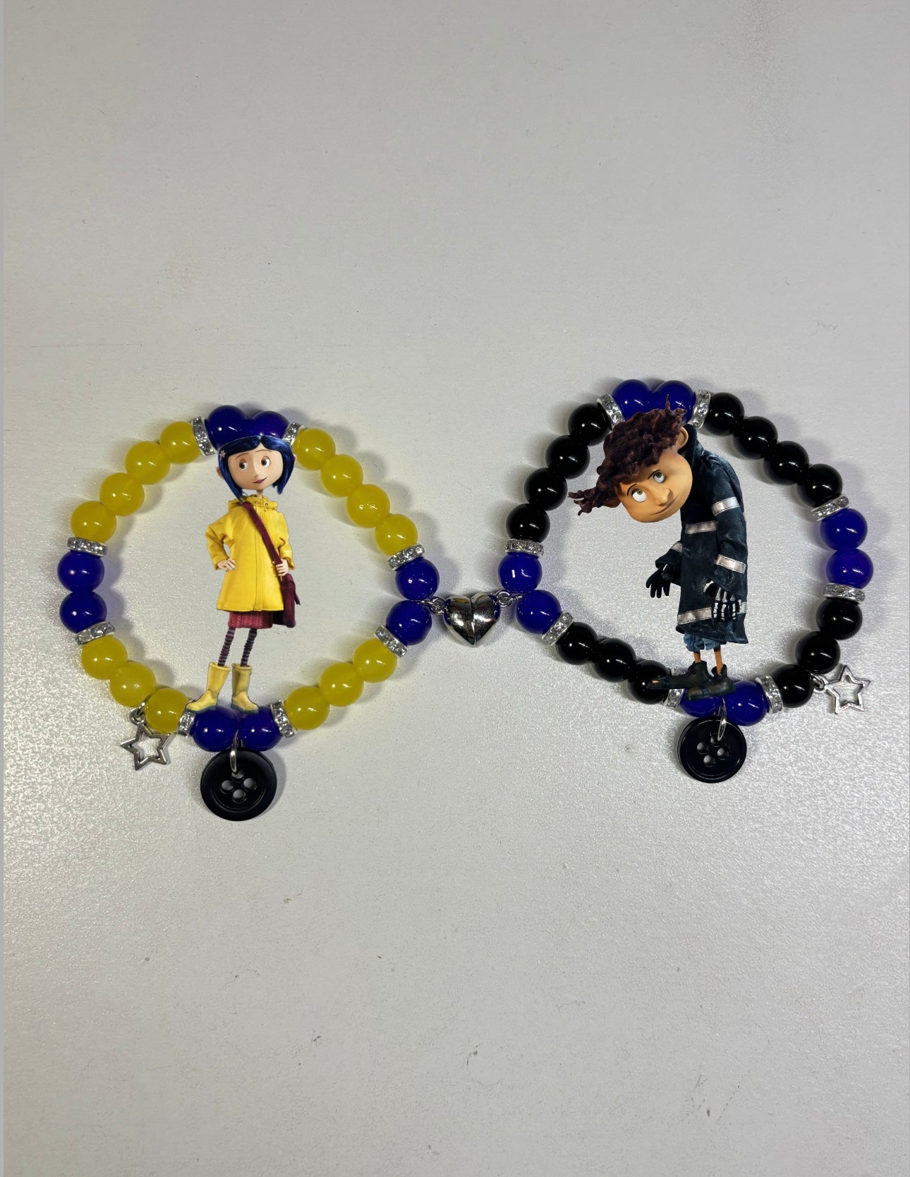 Coraline X Wybie Matching Bracelets