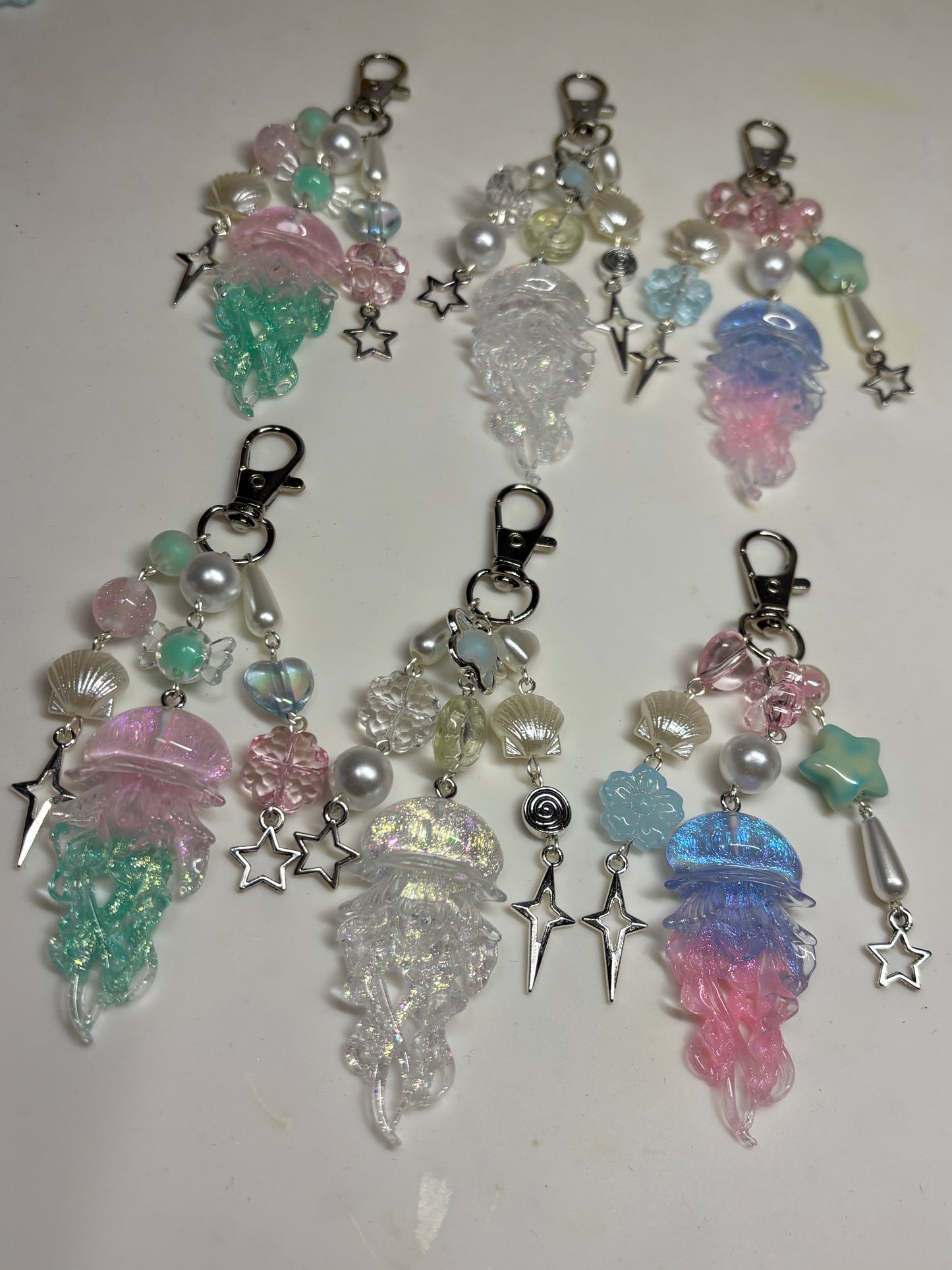 Jellyfish Keychains