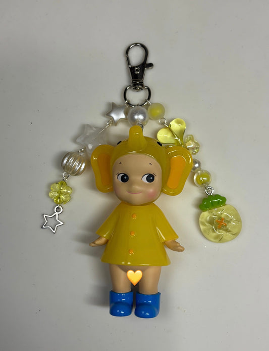 Rainy Day Elephant Keychain