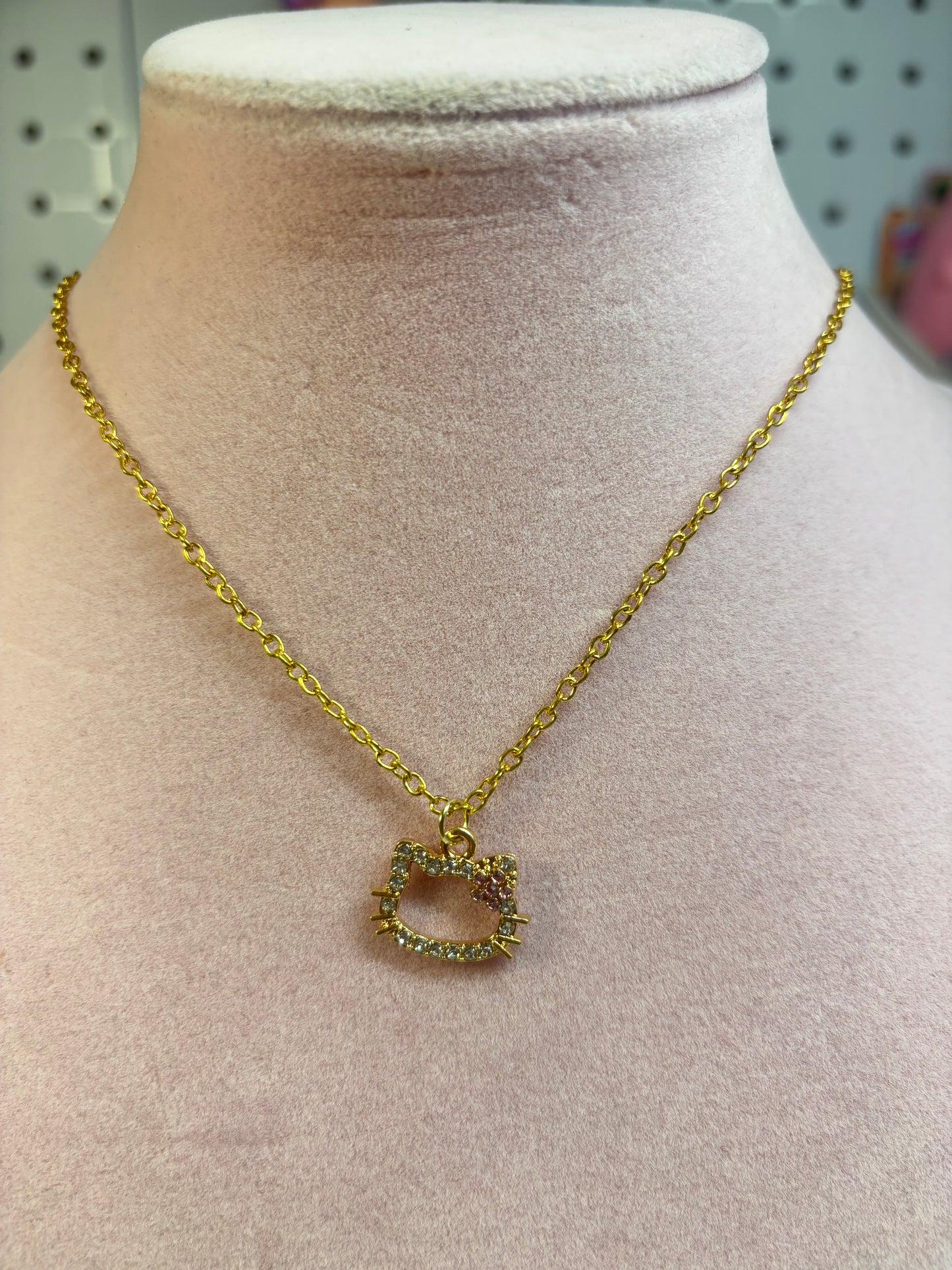 Gold Hello Kitty Necklace