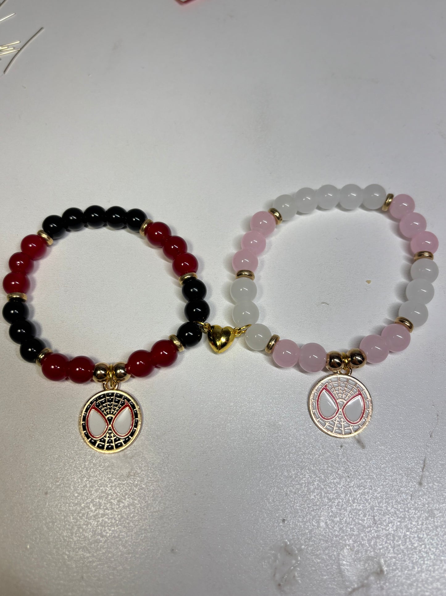 Spider-Man & Spider-Gwen Matching Bracelets