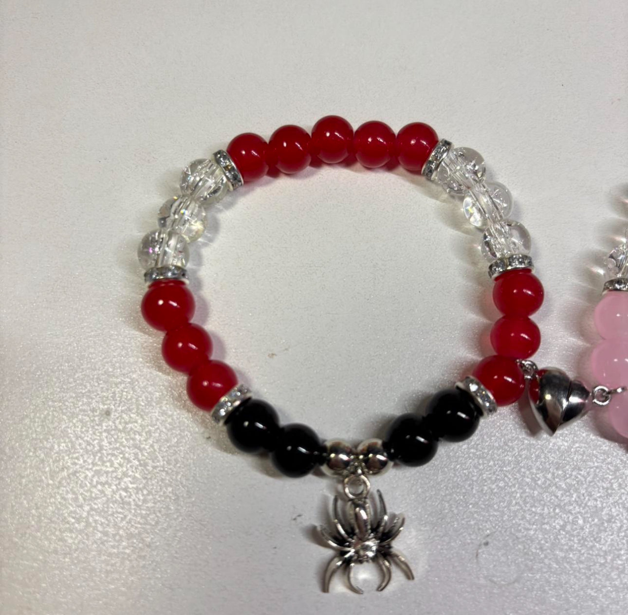 Hello Kitty X Spider-Man matching bracelets