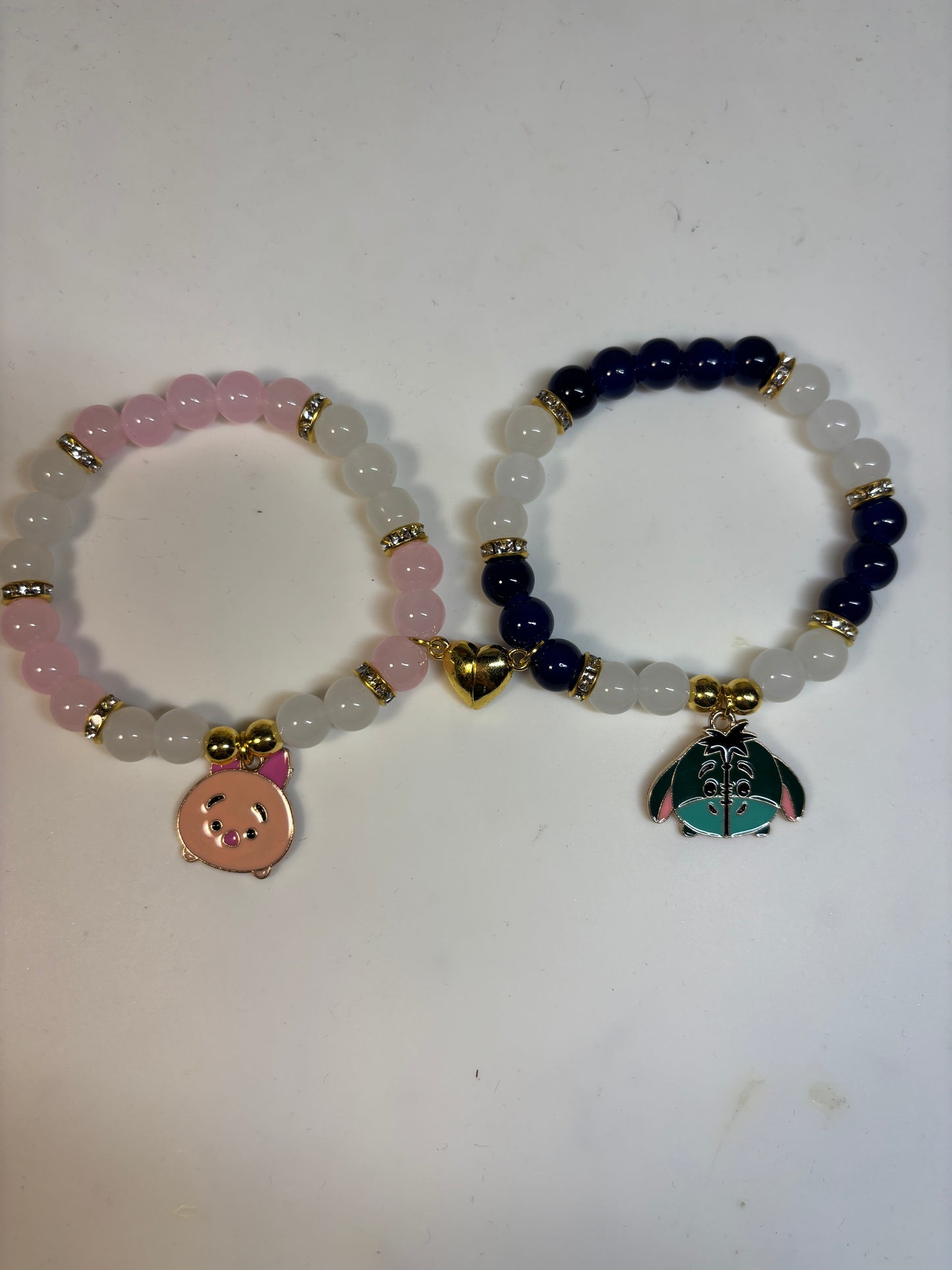 Piglet & Eeyore Matching Bracelets