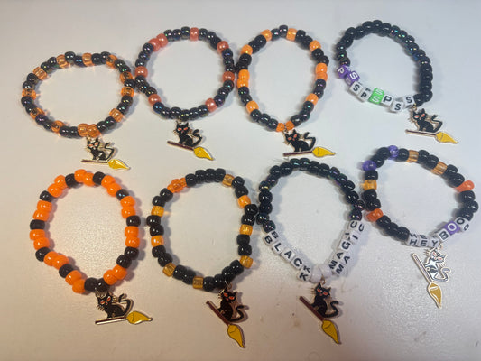 Black Cat Halloween Kandi