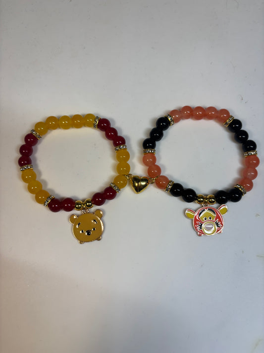 Winnie the Pooh & Tigger Matching Bracelets